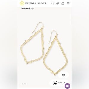 Kendra Scott Gold Earrings - Gold Sophee Drop